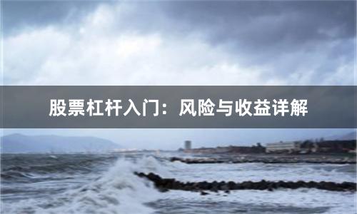 股票杠杆入门：风险与收益详解