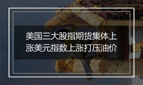 美国三大股指期货集体上涨美元指数上涨打压油价