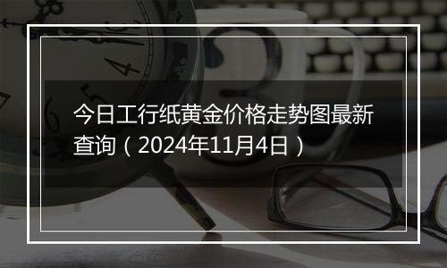 今日工行纸黄金价格走势图最新查询（2024年11月4日）