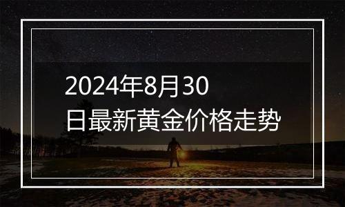 2024年8月30日最新黄金价格走势