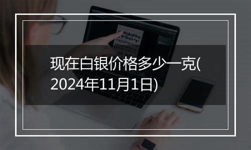 现在白银价格多少一克(2024年11月1日)