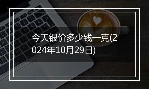 今天银价多少钱一克(2024年10月29日)