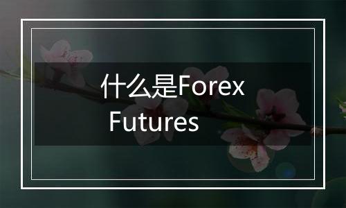 什么是Forex Futures