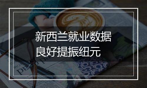 新西兰就业数据良好提振纽元