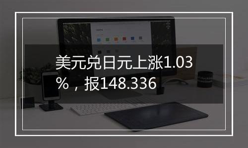 美元兑日元上涨1.03%，报148.336