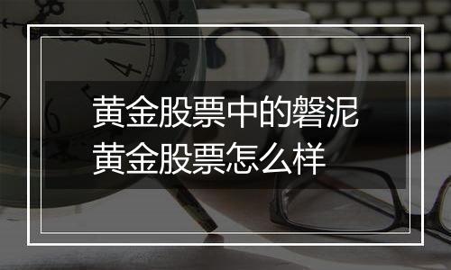 黄金股票中的磐泥黄金股票怎么样