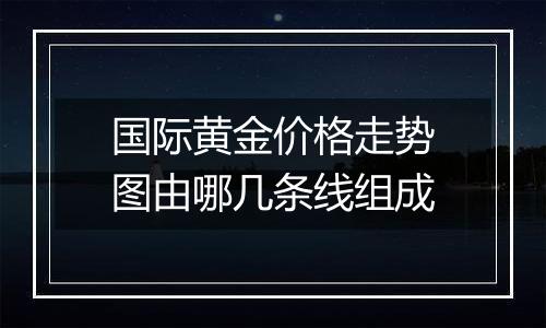 国际黄金价格走势图由哪几条线组成