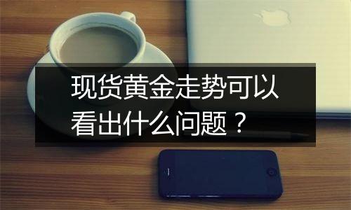 现货黄金走势可以看出什么问题？