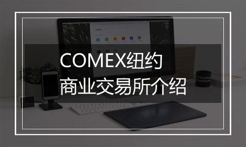 COMEX纽约商业交易所介绍