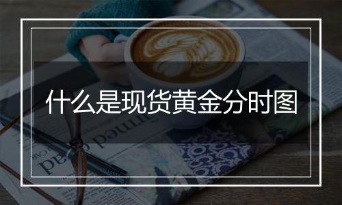 什么是现货黄金分时图