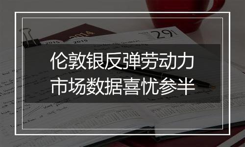 伦敦银反弹劳动力市场数据喜忧参半