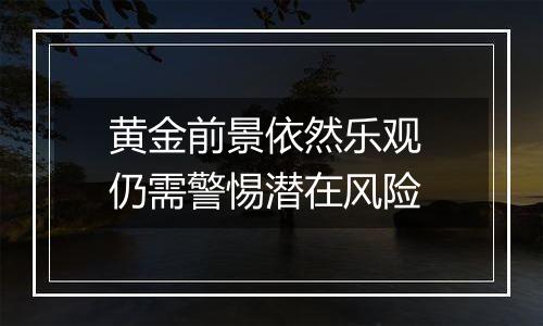 黄金前景依然乐观 仍需警惕潜在风险