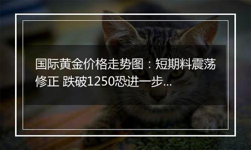 国际黄金价格走势图：短期料震荡修正 跌破1250恐进一步下行