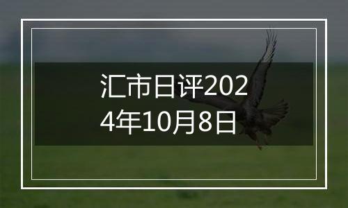 汇市日评2024年10月8日