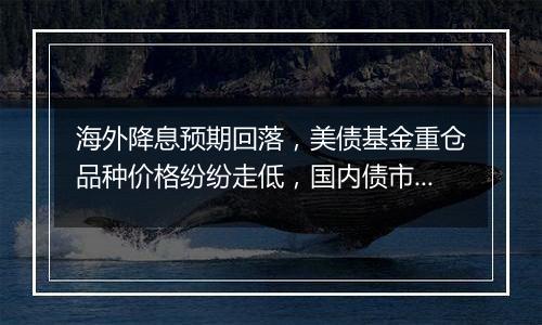 海外降息预期回落，美债基金重仓品种价格纷纷走低，国内债市或仍未到反转之时