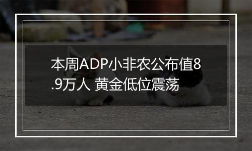 本周ADP小非农公布值8.9万人 黄金低位震荡