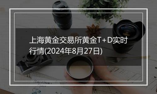 上海黄金交易所黄金T+D实时行情(2024年8月27日)