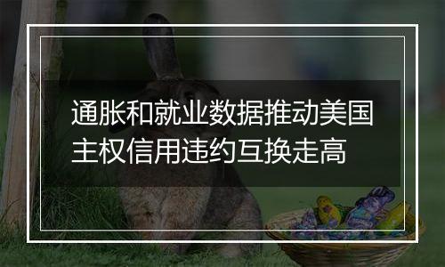 通胀和就业数据推动美国主权信用违约互换走高