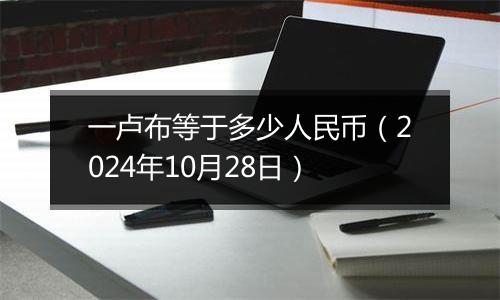 一卢布等于多少人民币（2024年10月28日）