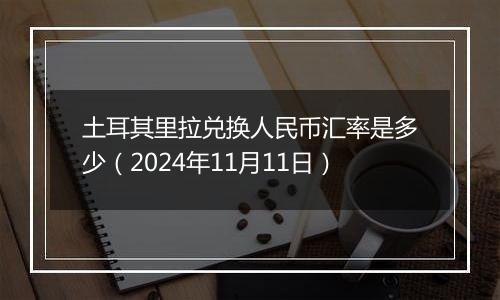 土耳其里拉兑换人民币汇率是多少（2024年11月11日）