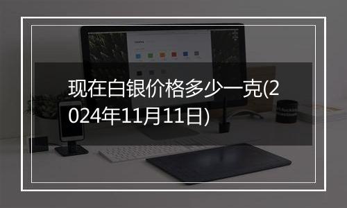 现在白银价格多少一克(2024年11月11日)