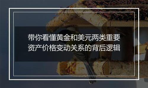 带你看懂黄金和美元两类重要资产价格变动关系的背后逻辑