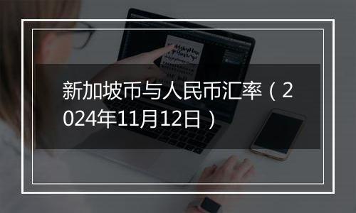 新加坡币与人民币汇率（2024年11月12日）