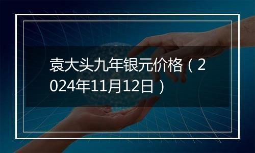 袁大头九年银元价格（2024年11月12日）