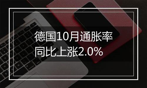 德国10月通胀率同比上涨2.0%