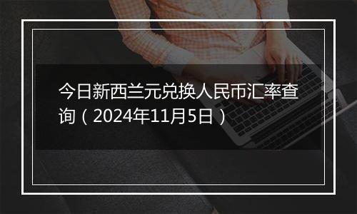 今日新西兰元兑换人民币汇率查询（2024年11月5日）