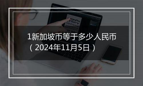 1新加坡币等于多少人民币（2024年11月5日）