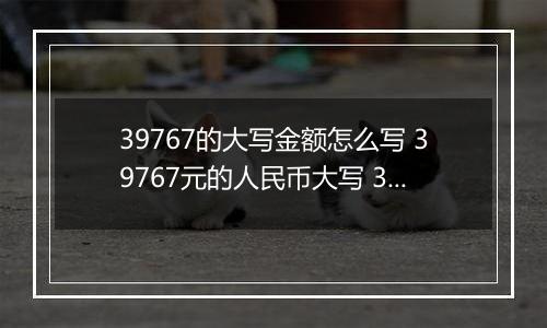 39767的大写金额怎么写 39767元的人民币大写 39767元的数字大写