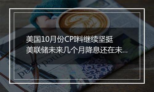 美国10月份CPI料继续坚挺 美联储未来几个月降息还在未定之天