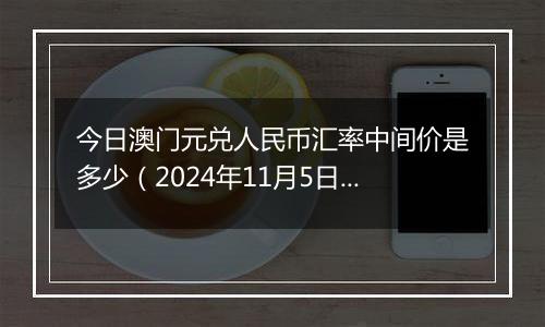 今日澳门元兑人民币汇率中间价是多少（2024年11月5日）