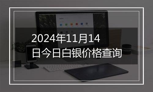 2024年11月14日今日白银价格查询