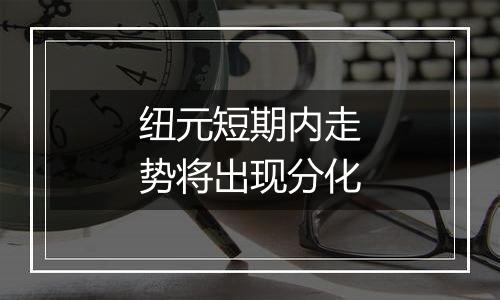 纽元短期内走势将出现分化