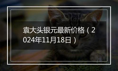 袁大头银元最新价格（2024年11月18日）