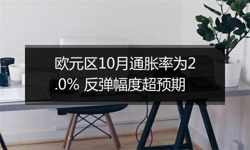 欧元区10月通胀率为2.0% 反弹幅度超预期