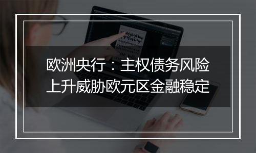 欧洲央行：主权债务风险上升威胁欧元区金融稳定