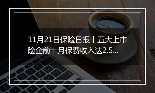 11月21日保险日报丨五大上市险企前十月保费收入达2.52万亿元！保险代理人奋战“开门红”