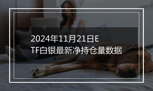 2024年11月21日ETF白银最新净持仓量数据