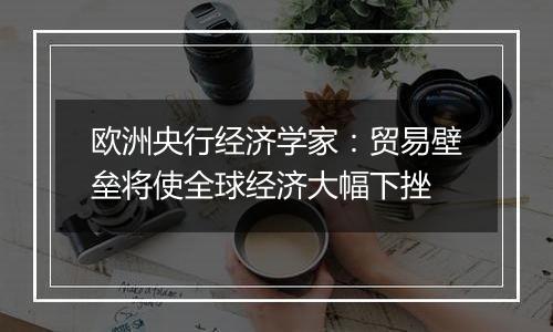 欧洲央行经济学家：贸易壁垒将使全球经济大幅下挫