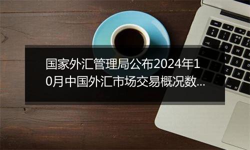 国家外汇管理局公布2024年10月中国外汇市场交易概况数据