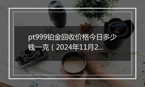 pt999铂金回收价格今日多少钱一克（2024年11月26日）