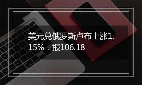 美元兑俄罗斯卢布上涨1.15%，报106.18