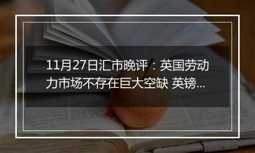 11月27日汇市晚评：英国劳动力市场不存在巨大空缺 英镑/美元延续看涨势头