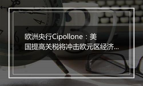 欧洲央行Cipollone：美国提高关税将冲击欧元区经济增长