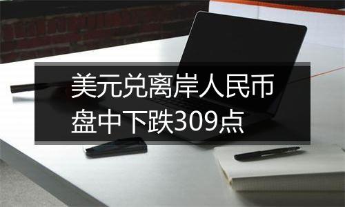 美元兑离岸人民币盘中下跌309点