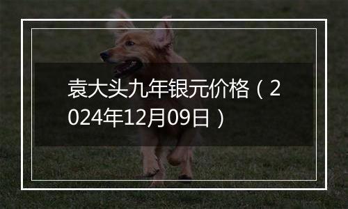 袁大头九年银元价格（2024年12月09日）