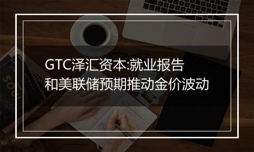 GTC泽汇资本:就业报告和美联储预期推动金价波动